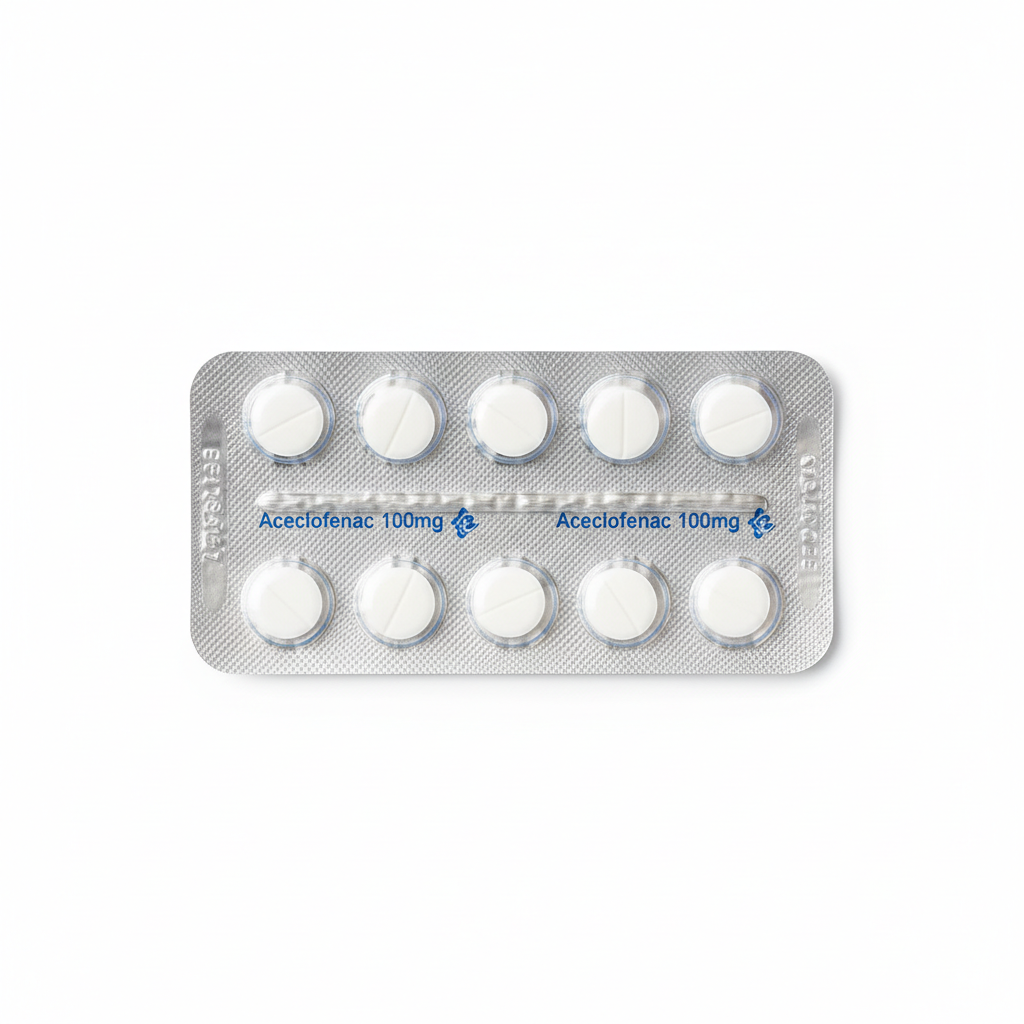 Glenfenac MR diclofenac muscle relaxant tablet strip by Glenmark