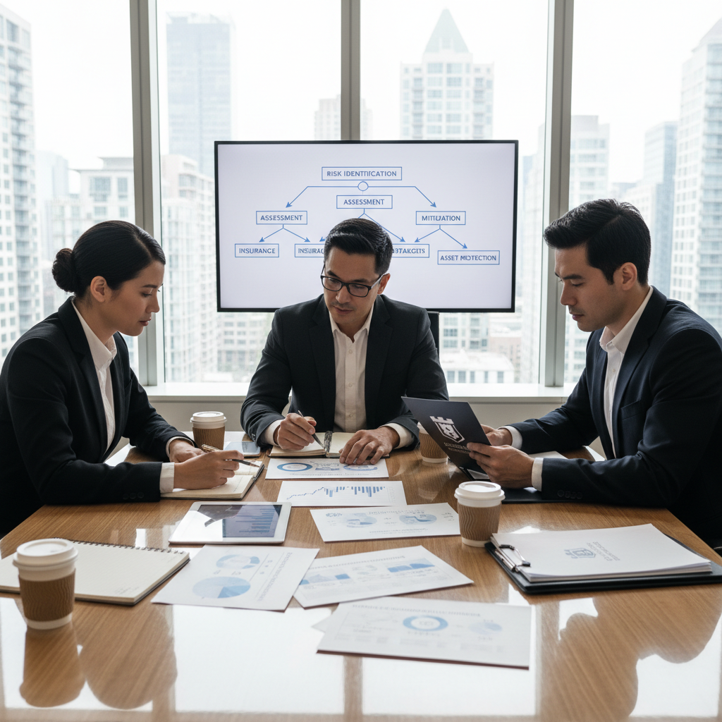 Risk management assessment with insurance and protection planning