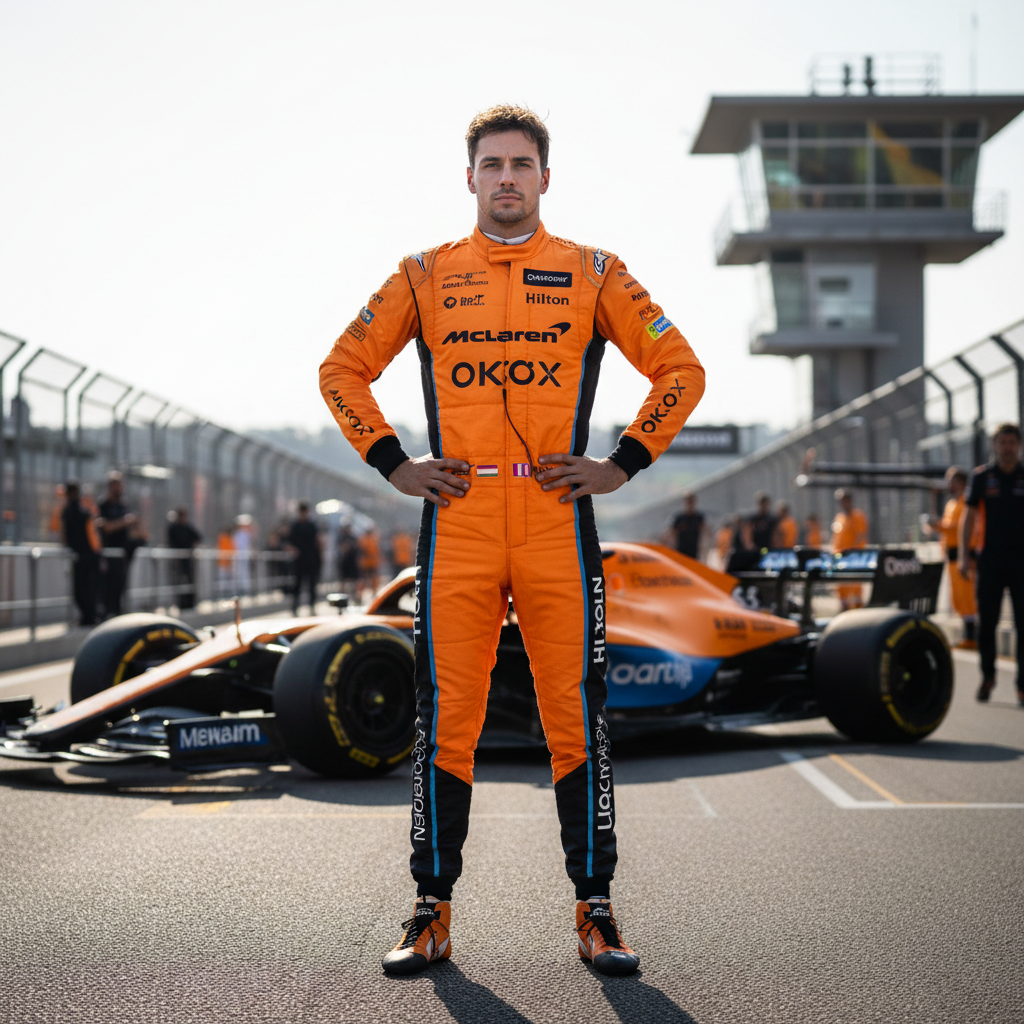 McLaren Formula 1 car papaya orange livery 2025 season MCL39 Lando Norris championship