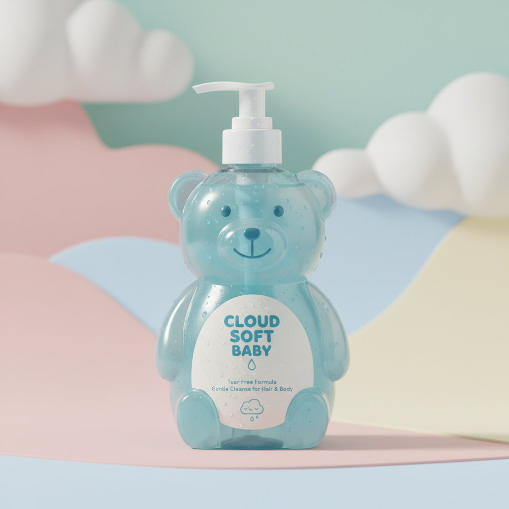 嬰兒洗髮沐浴露,400毫升,溫和無淚配方