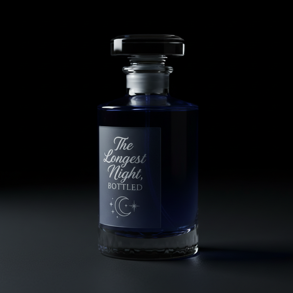 Solstice — Winter 2025 candle box with notes of Vetiver, Birch Smoke, Dark Amber, Clove