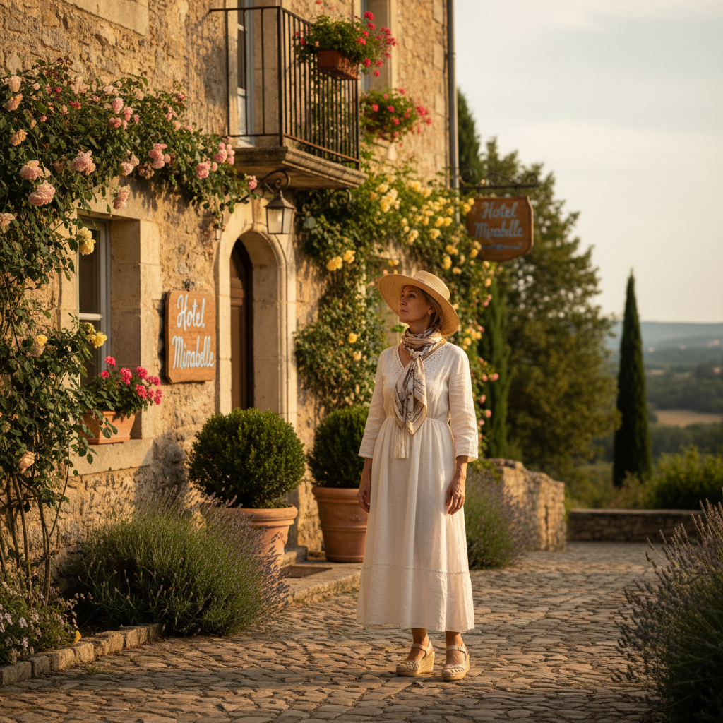 Isabelle Fontaine, owner of Domaine des Pins boutique hotel in Provence, France