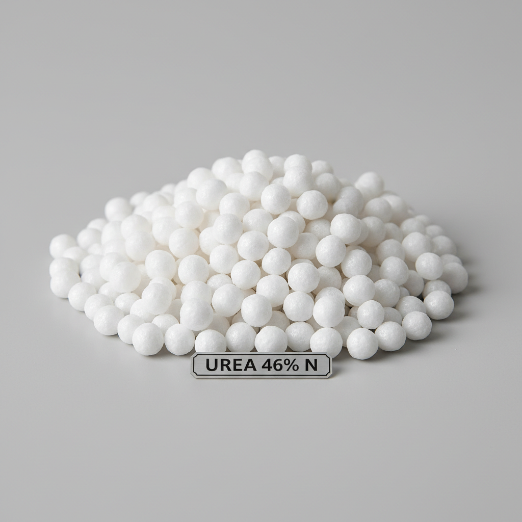 White urea fertilizer prills with 46% nitrogen content for agriculture