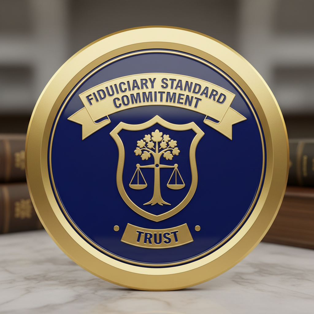 Fiduciary standard commitment badge