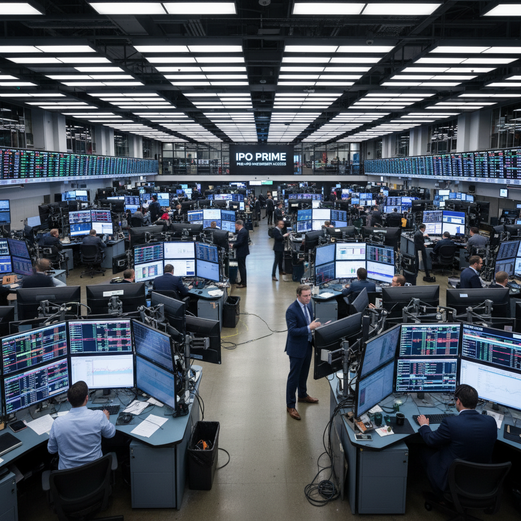 Wall Street traders on the floor of the New York Stock Exchange during a busy trading session