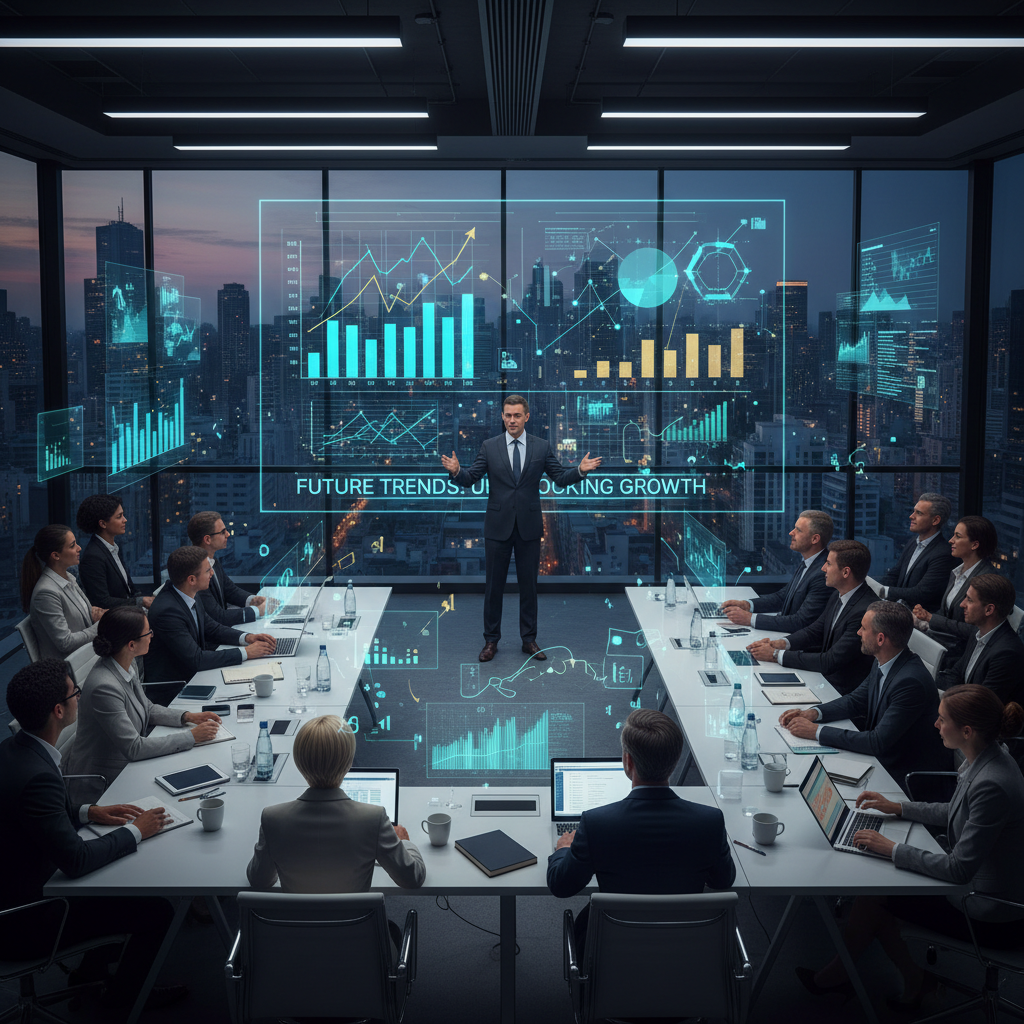 Political strategist Michael Chen presenting SMS campaign analytics and voter engagement data to campaign team