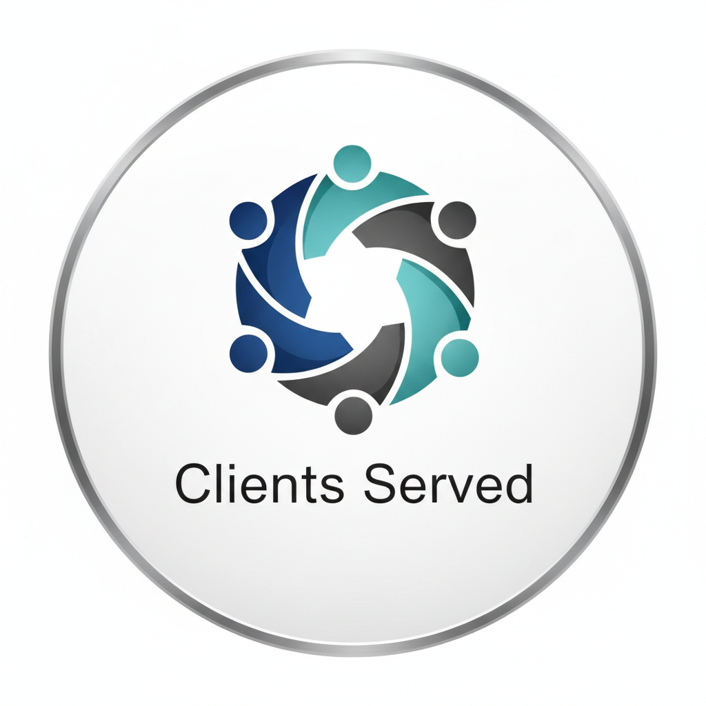 Trophy icon representing client achievements