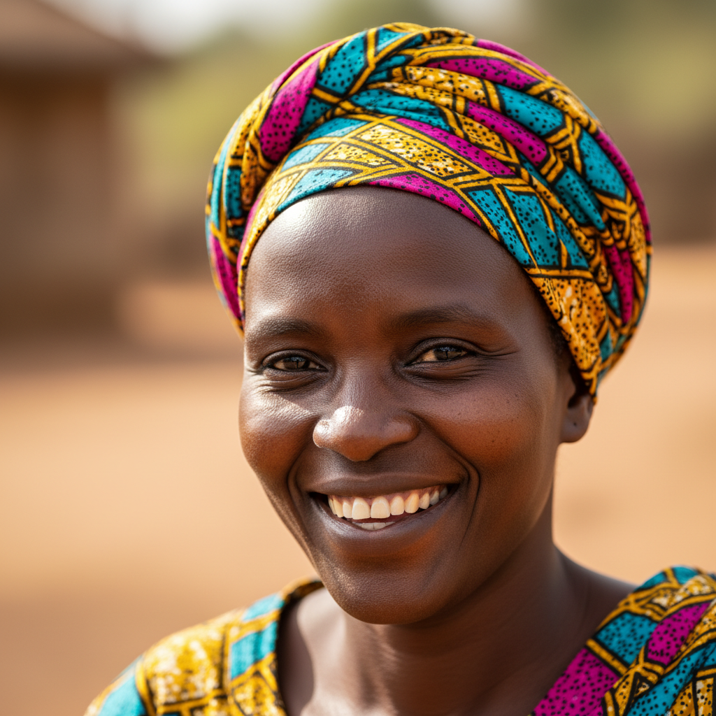 Kenyan woman school administrator smiling in professional setting