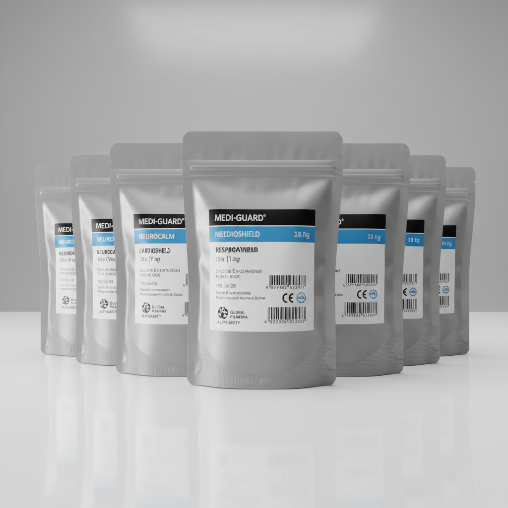 Pharmaceutical medicines in regulatory-compliant flexible packaging with high barrier properties