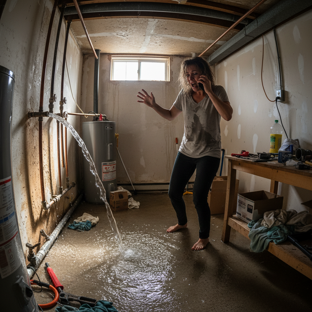 Mpho Radebe, homeowner with emergency plumbing request
