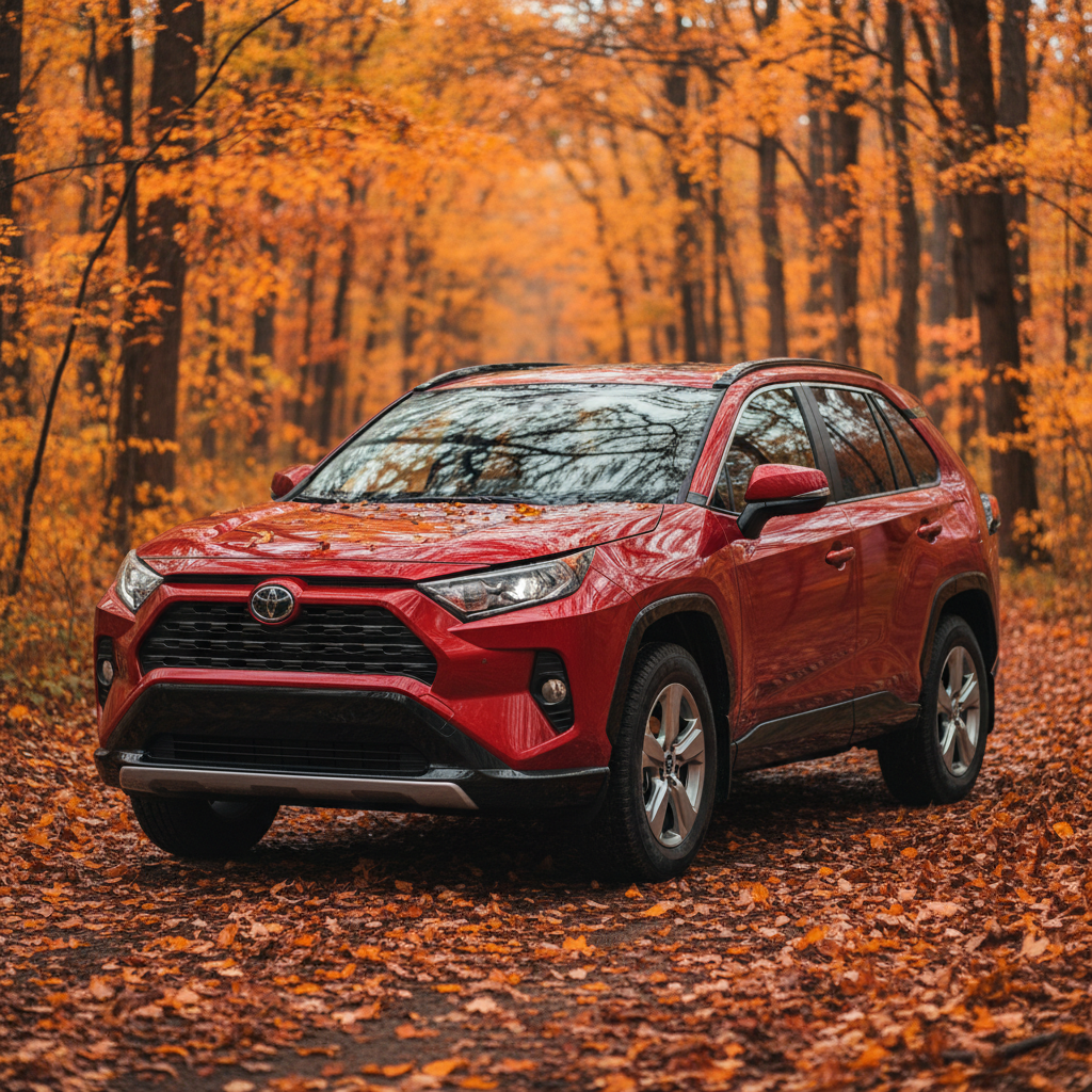 2025 Toyota RAV4 XLE AWD BluePrint — Pleasant Drive Rentals fleet vehicle