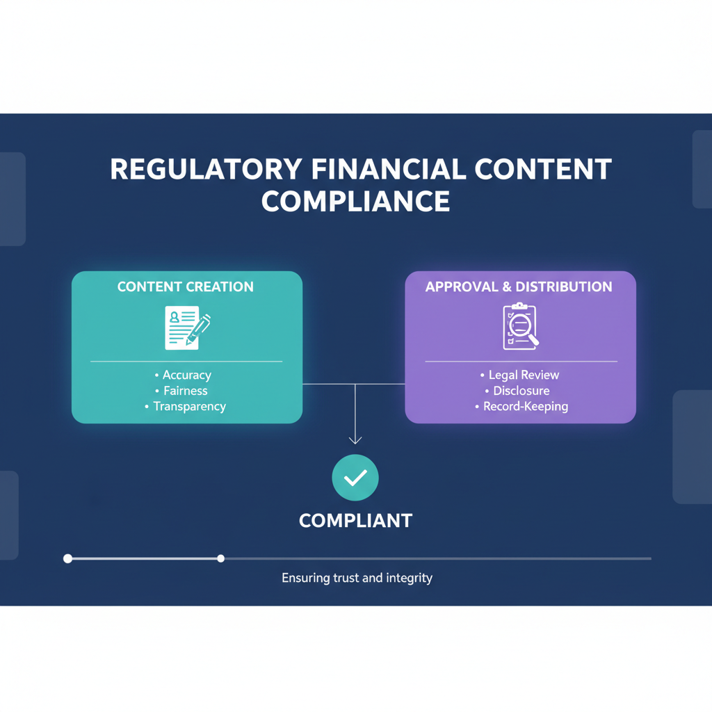 Compliance explainer video for regulatory financial content with clean animation