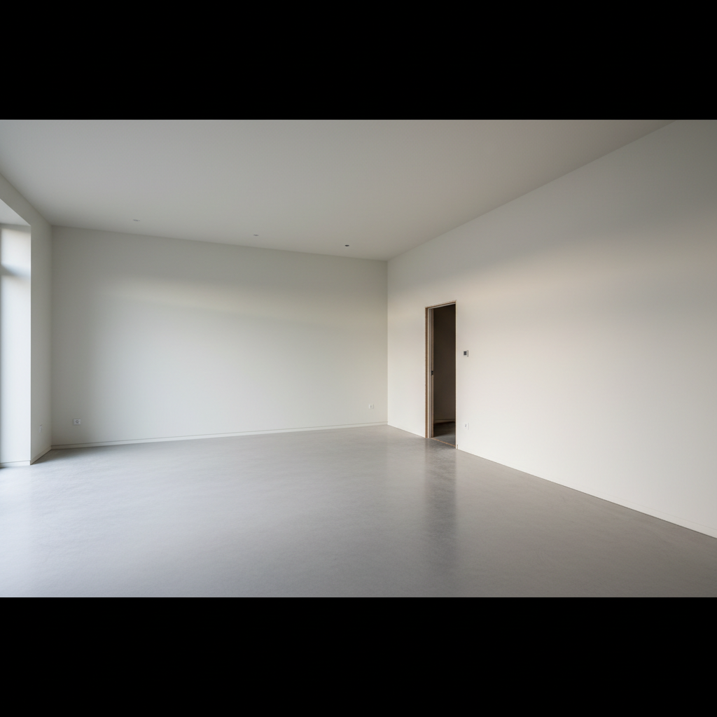 Original room before material application