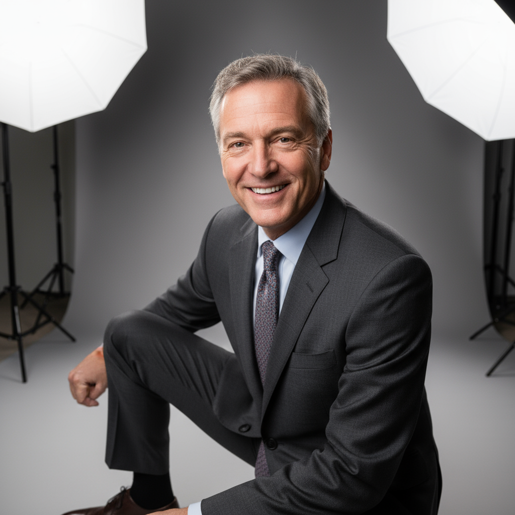 Robert K., a 52-year-old man smiling confidently after dental bridge placement