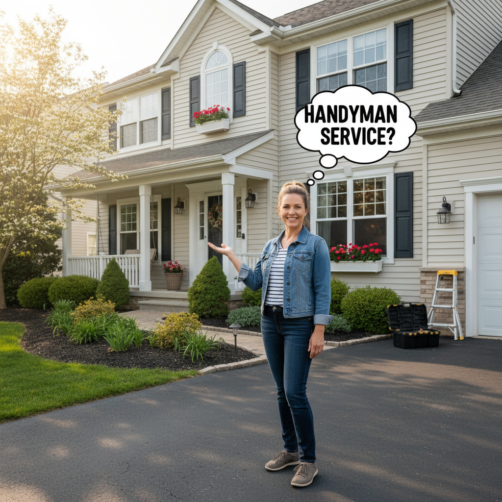 Busi Nkosi, homeowner requesting handyman service