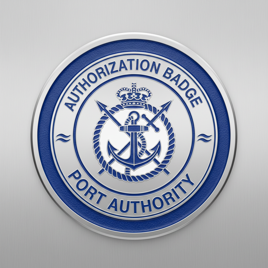 Port authority authorization badge