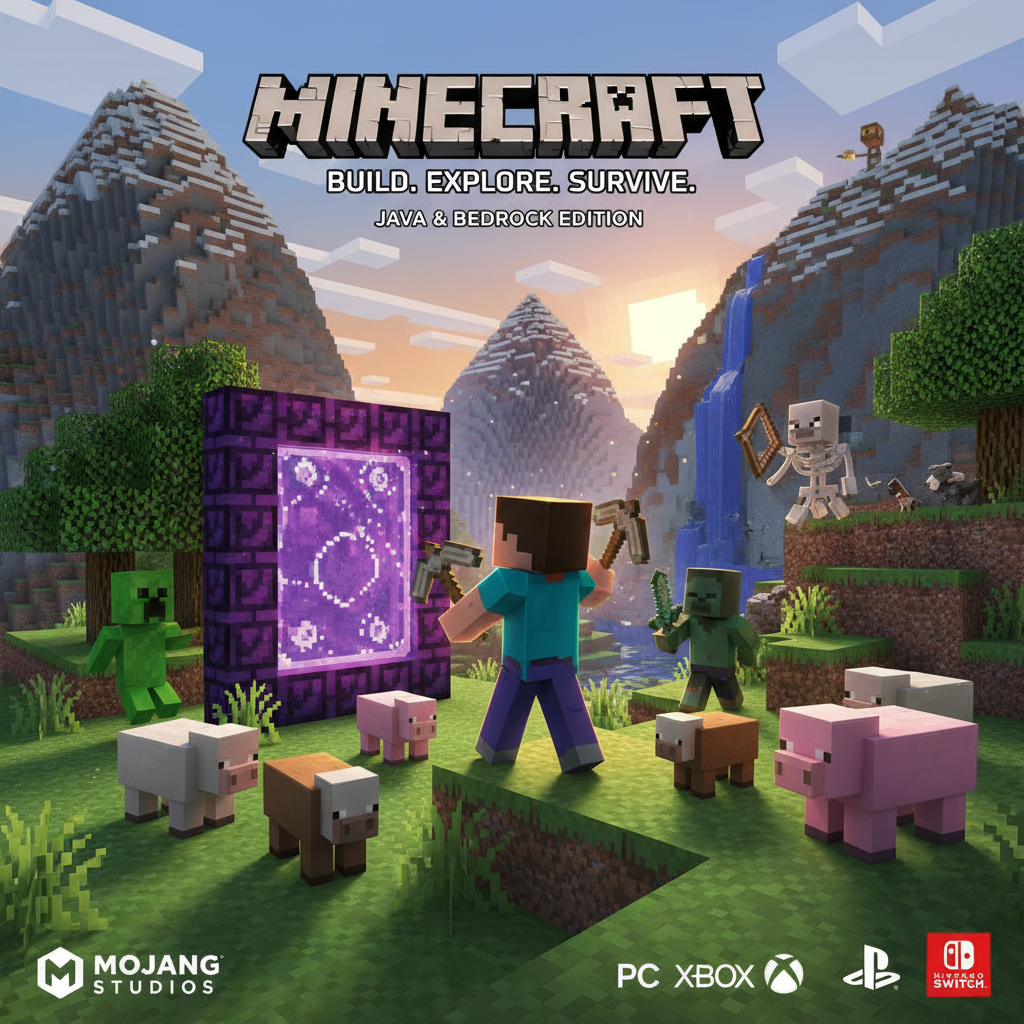Capa do jogo Minecraft