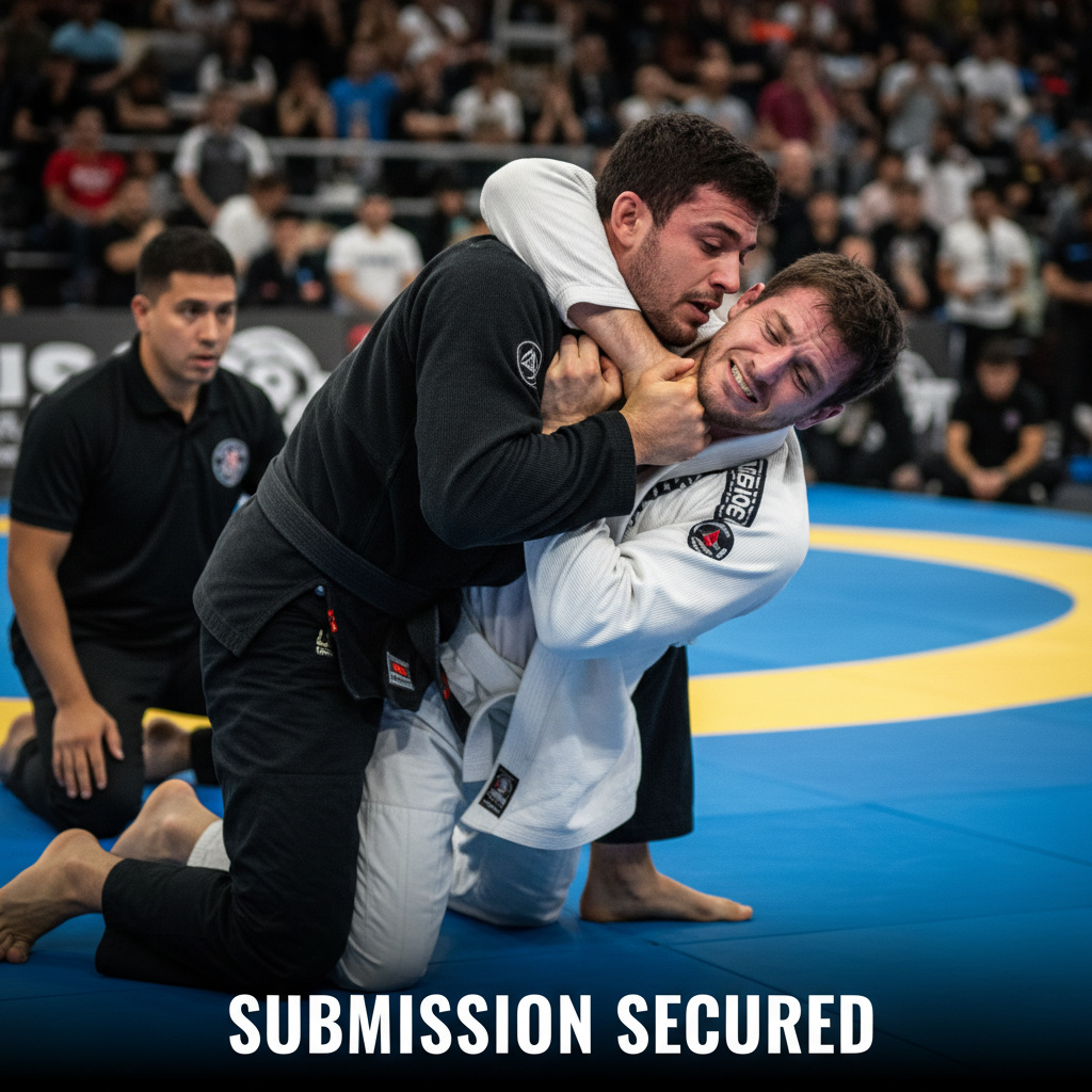 BJJ Rear Naked Choke: Setup & Finish training lesson thumbnail