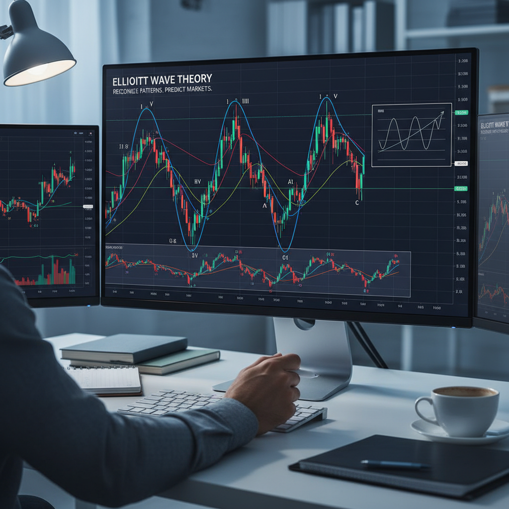 Business analyst reviewing charts and market data on multiple screens, analytical work environment