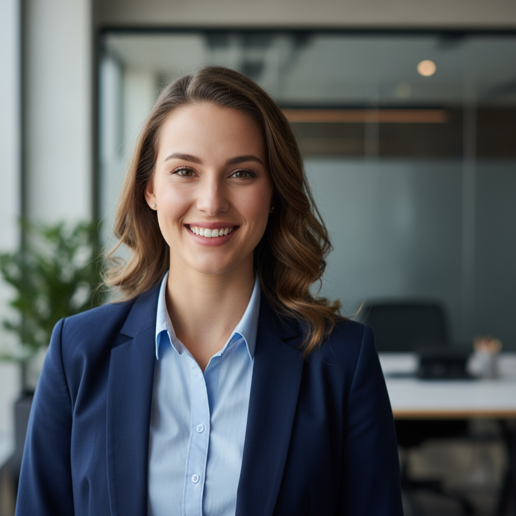 Emma Johnson profile photo — young woman with warm smile