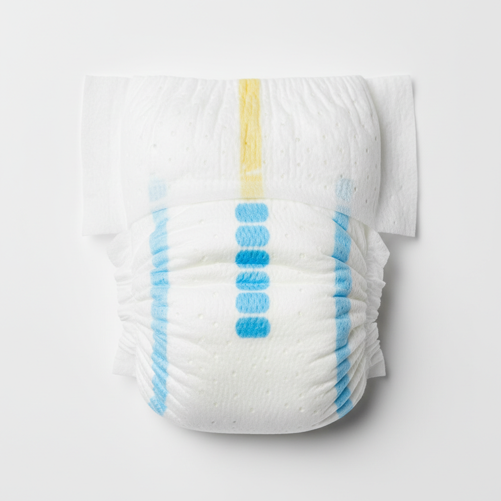 Close-up of BabyGuard breathable mesh material and adjustable chest strap