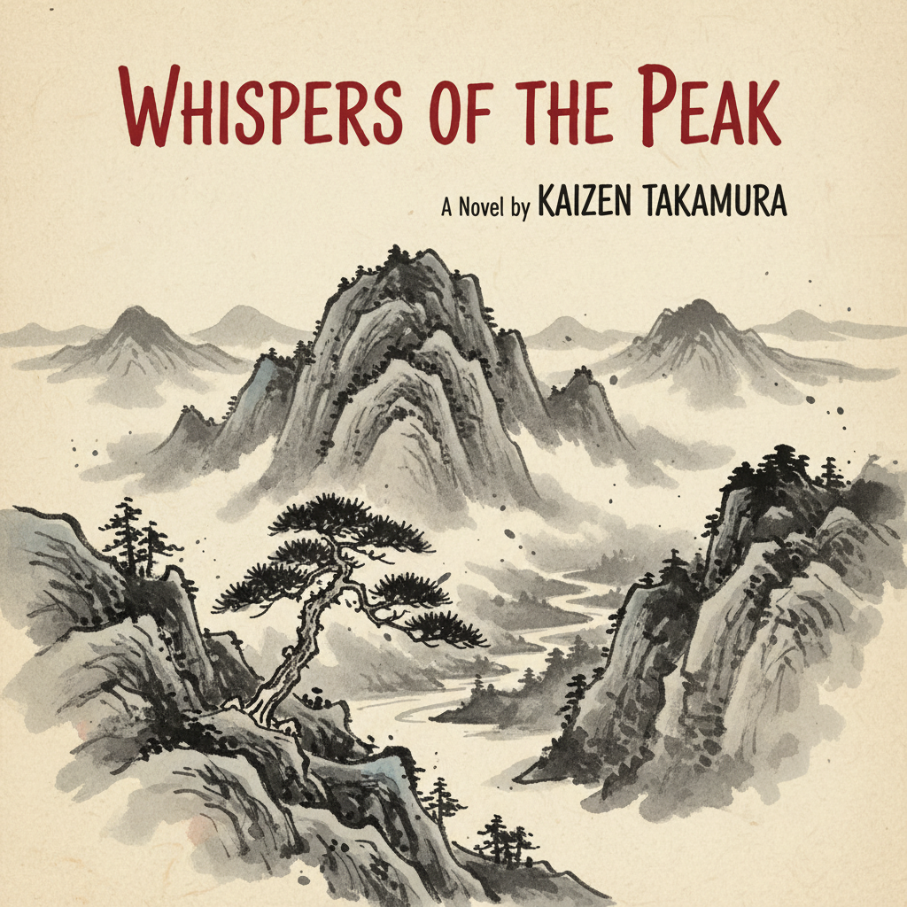 Book cover illustration — ink-rendered landscape with bold typographic title