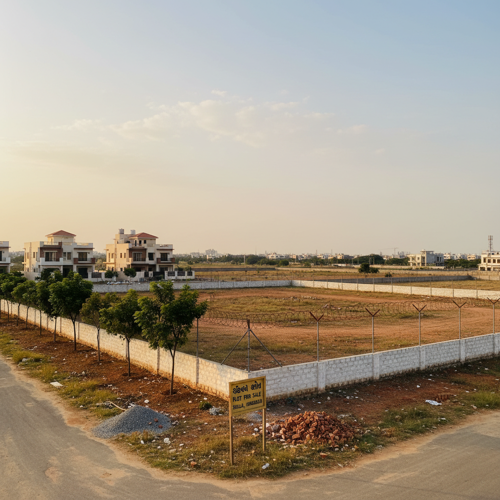 Open residential plot in a newly developed approved colony