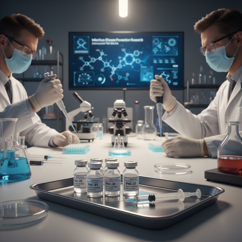 Pneumococcal vaccine for adults with 21-valent conjugate vaccine and infectious disease prevention research