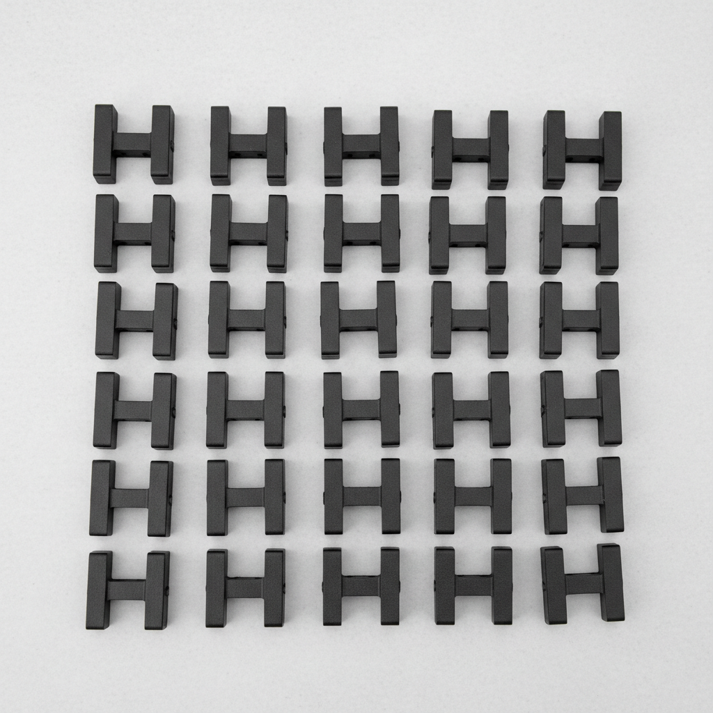 UV-stable nylon deck board spacer clips for consistent gaps