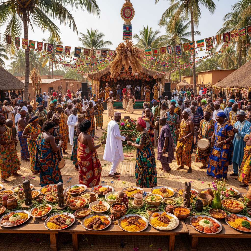 Célébration africaine avec des verres de vin levés, ambiance festive et chaleureuse