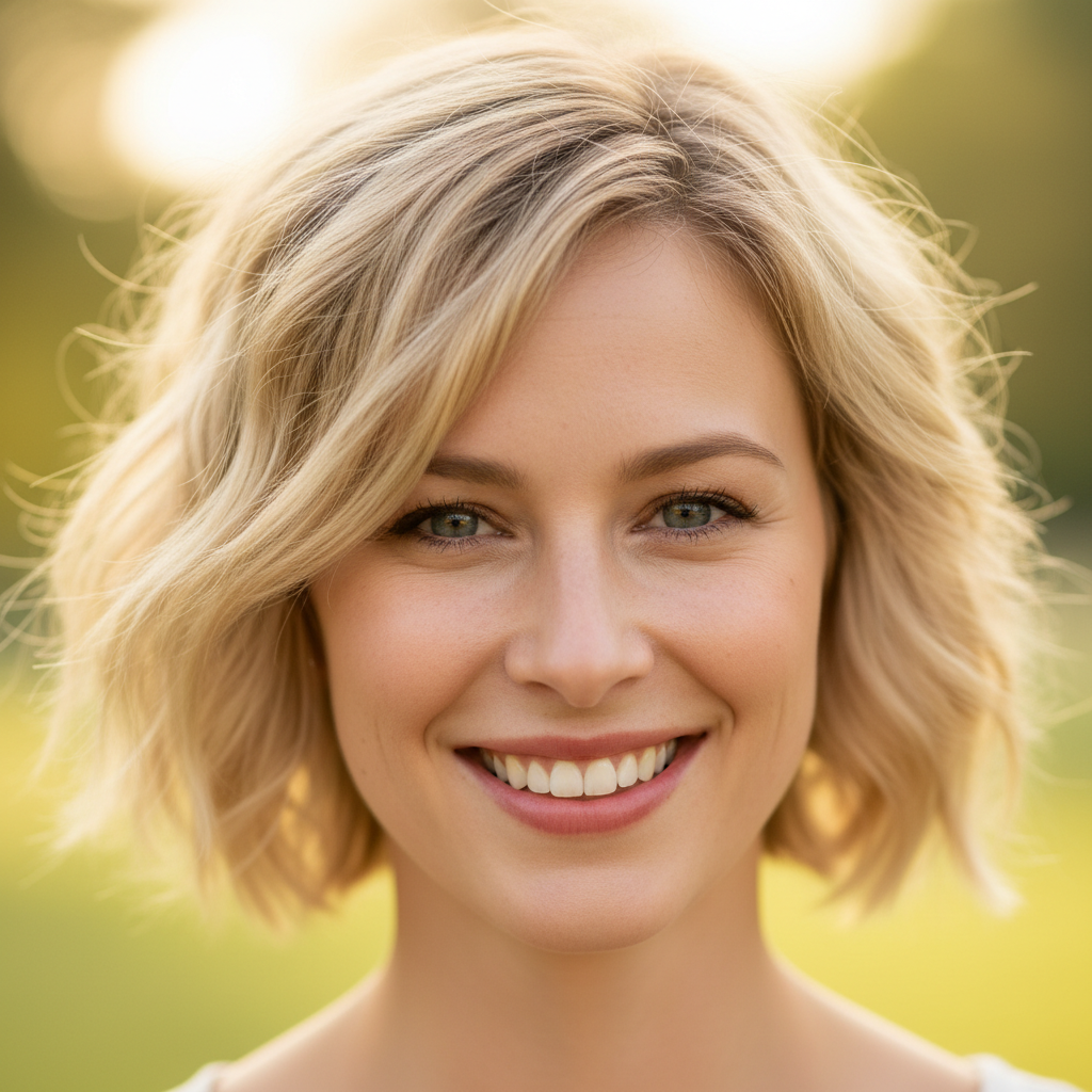 Portrait of Patricia Wexler, a woman with short blonde hair smiling warmly