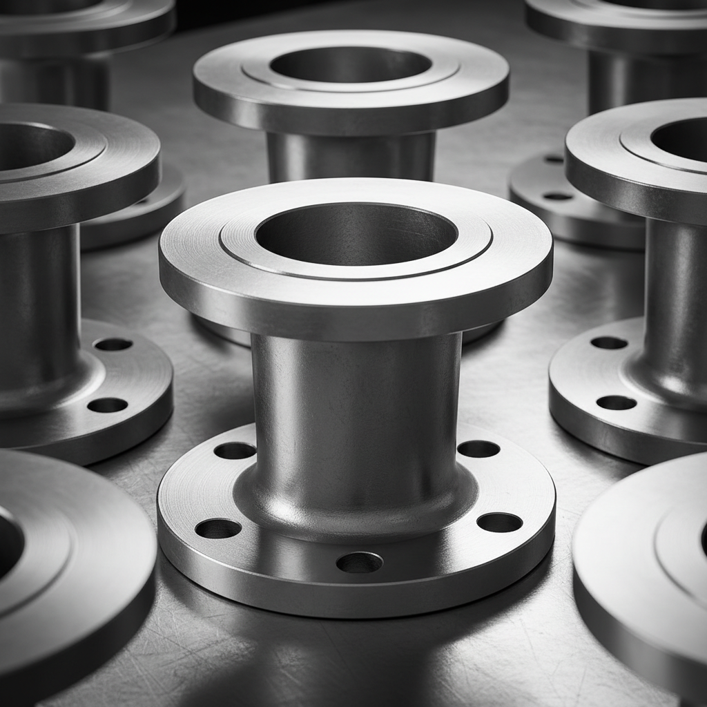 Weld neck flanges with raised face for high-pressure pipeline connections