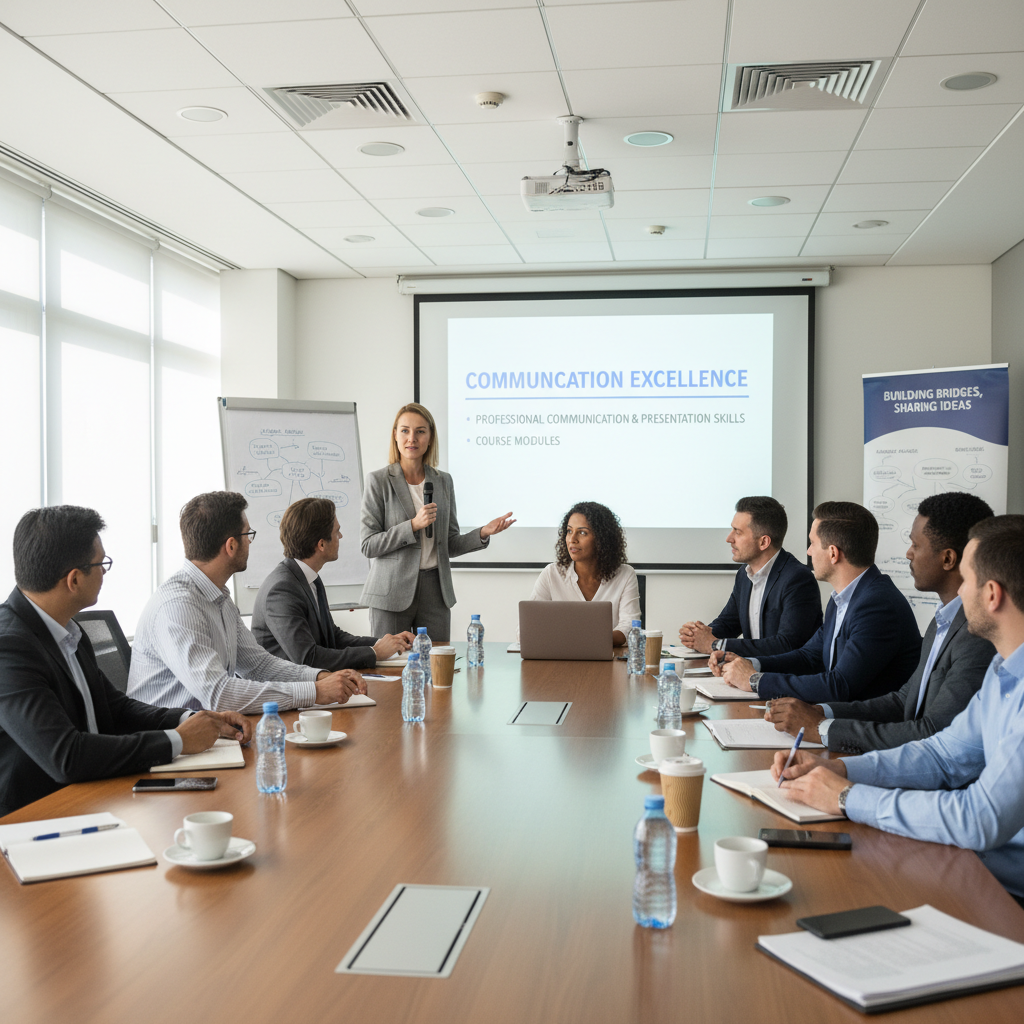 Professional communication and presentation skills training for Communication Skills course