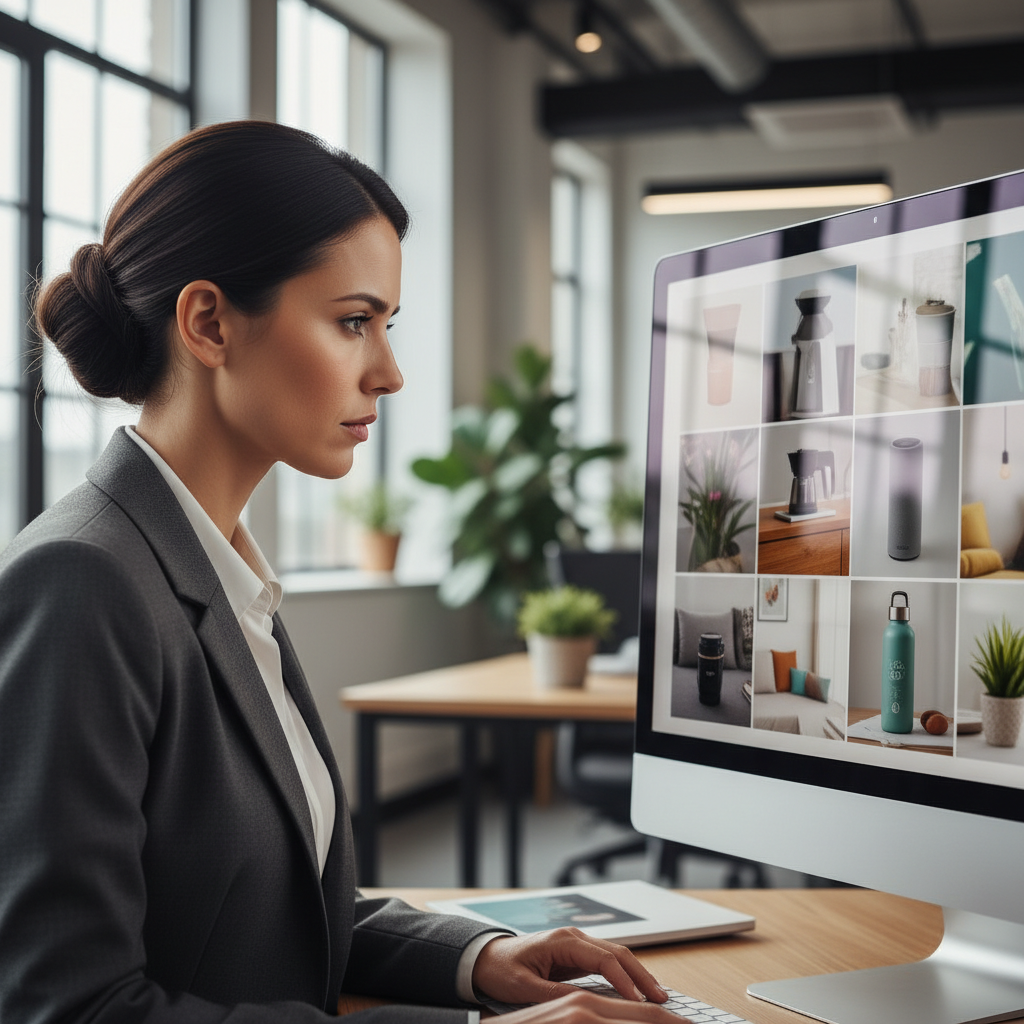 D2C brand website showing product photography customer reviews and brand storytelling