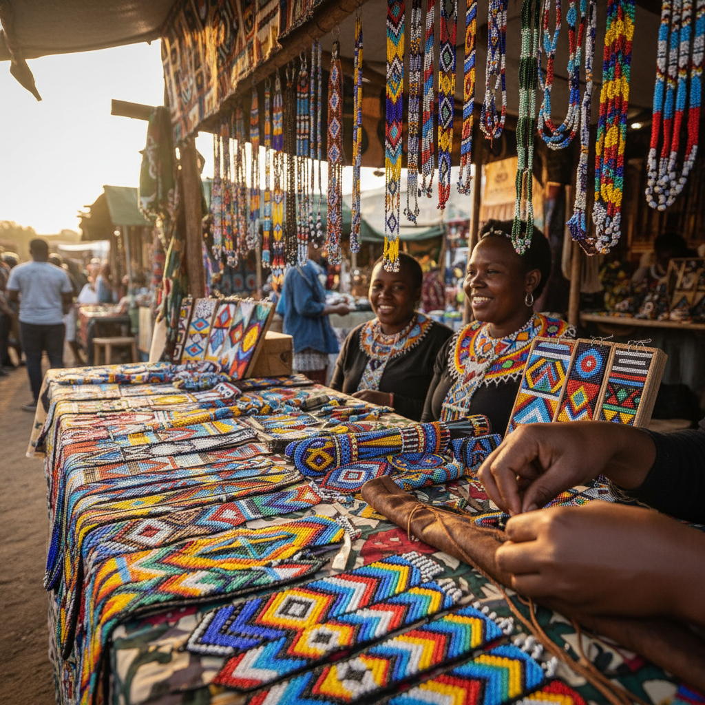 Ubuntu Beadwork stall cover