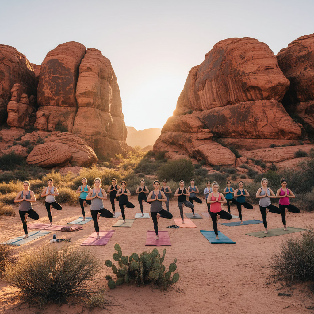 Rajan Pillai, certified yoga instructor in meditation pose outdoors