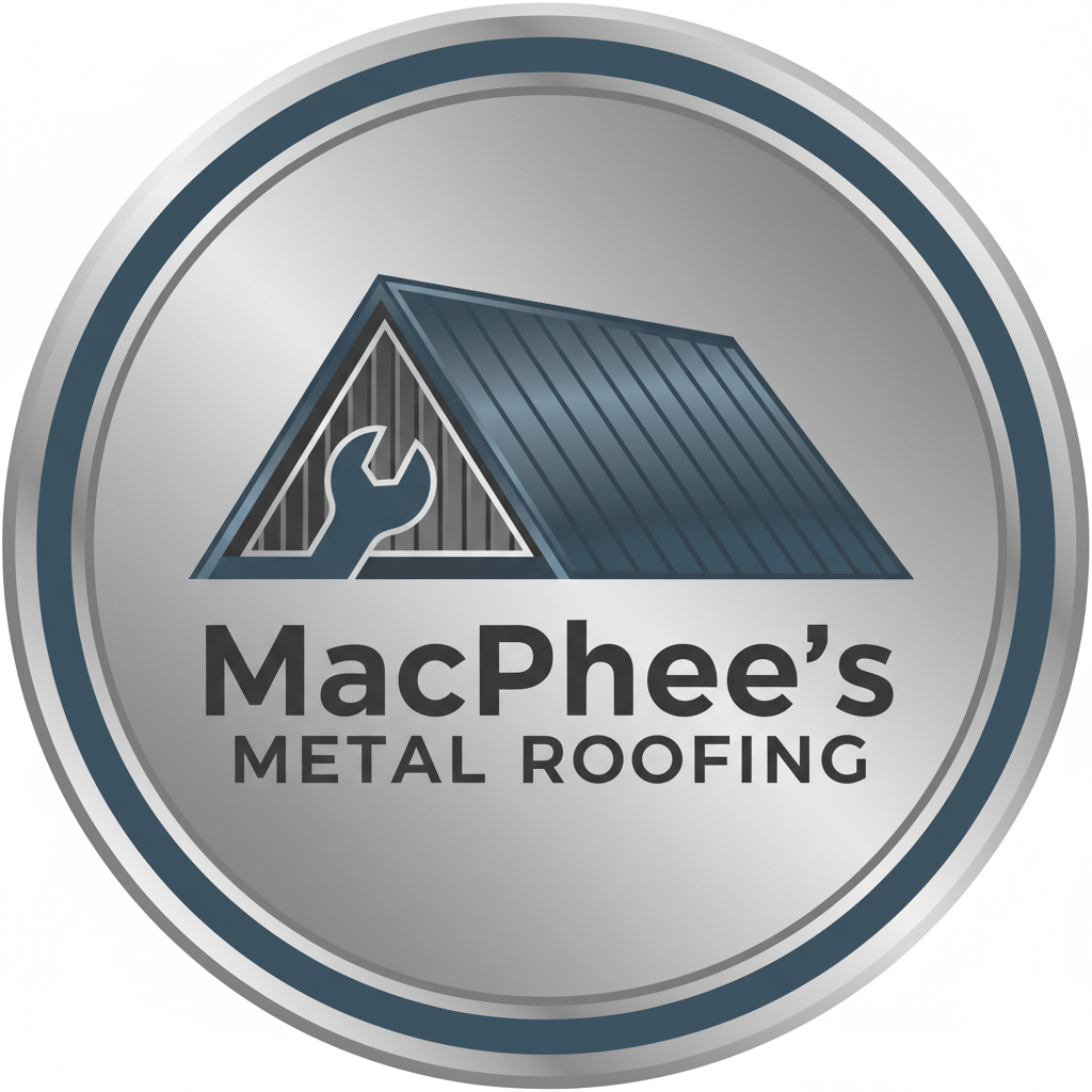 MacPhee's Metal Roofing — Kensington PEI roofing company logo