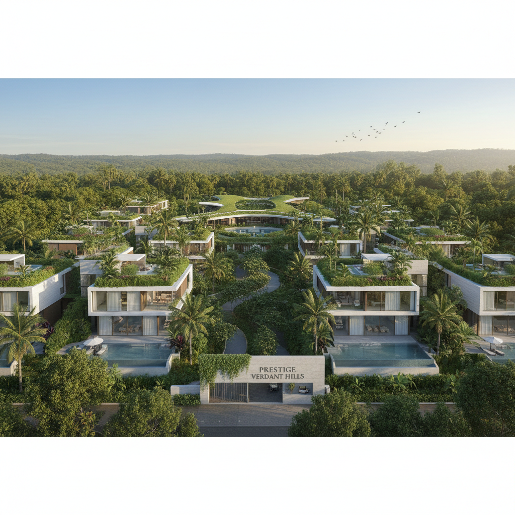 Luxury villa community with premium landscaping and modern architecture in Tukkuguda Hyderabad near ORR