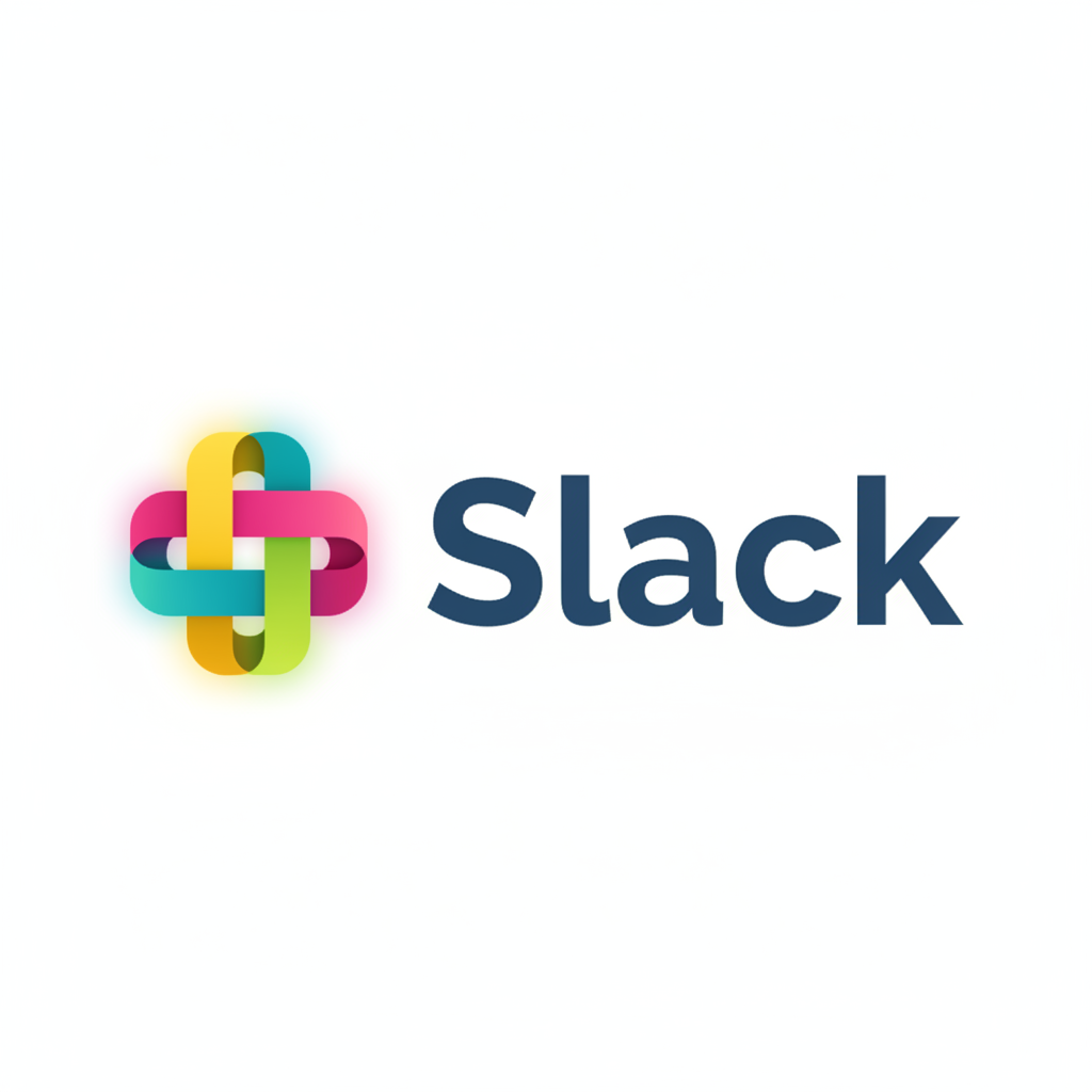 Slack team communication platform logo with colorful hashtag symbol