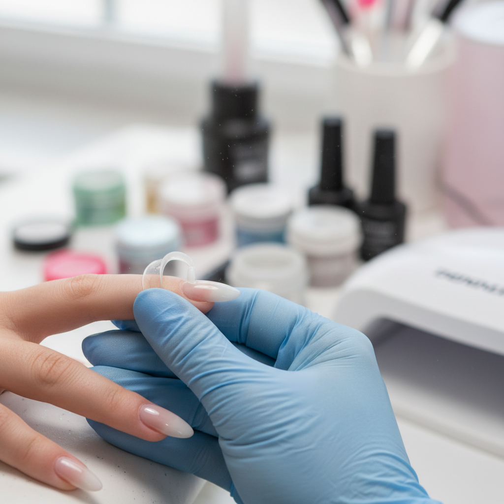 Acrylic nail extensions