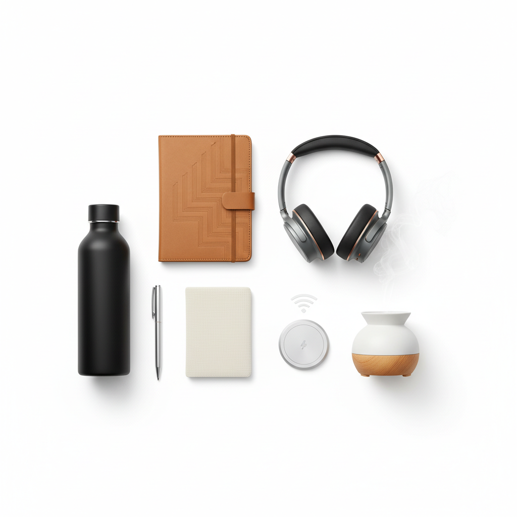 Premium product on clean white background