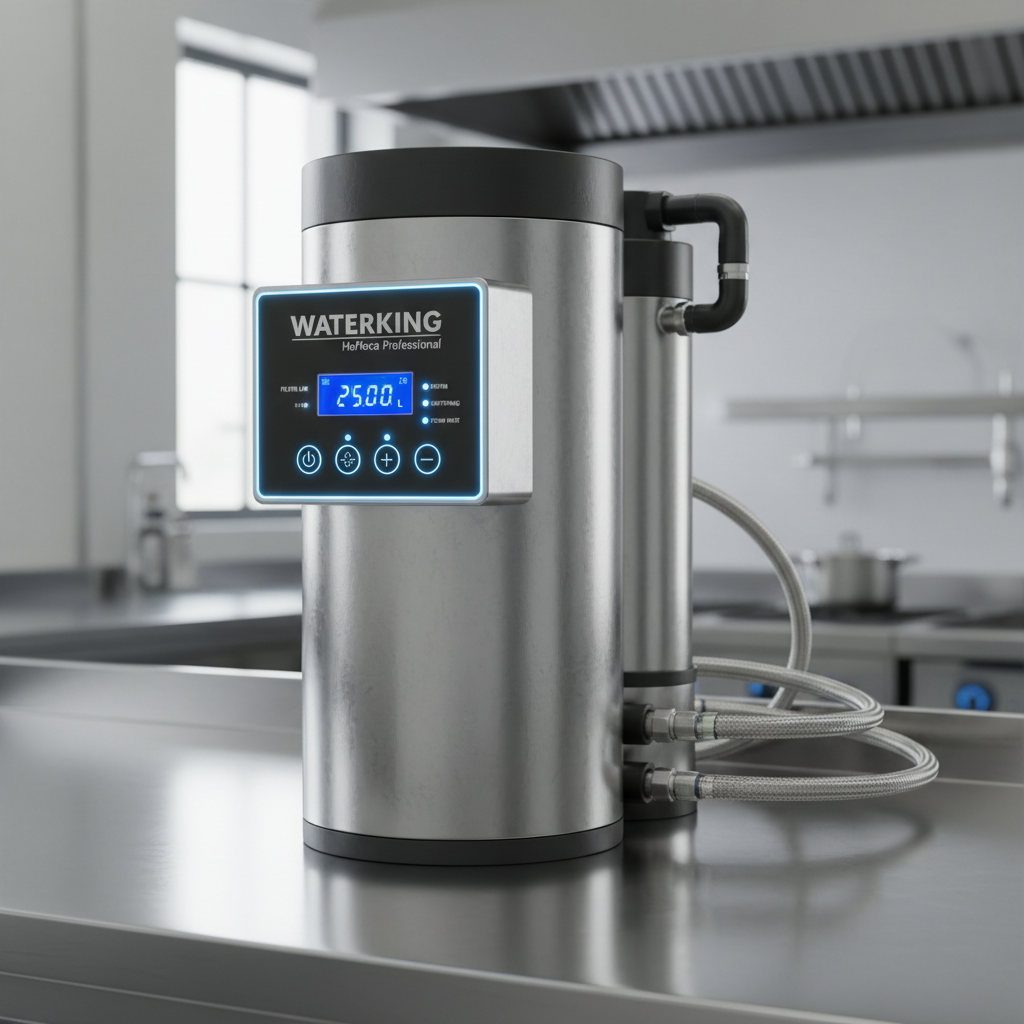 Impianto trattamento acque professionale per ristorante, sistema HoReCa WaterKing