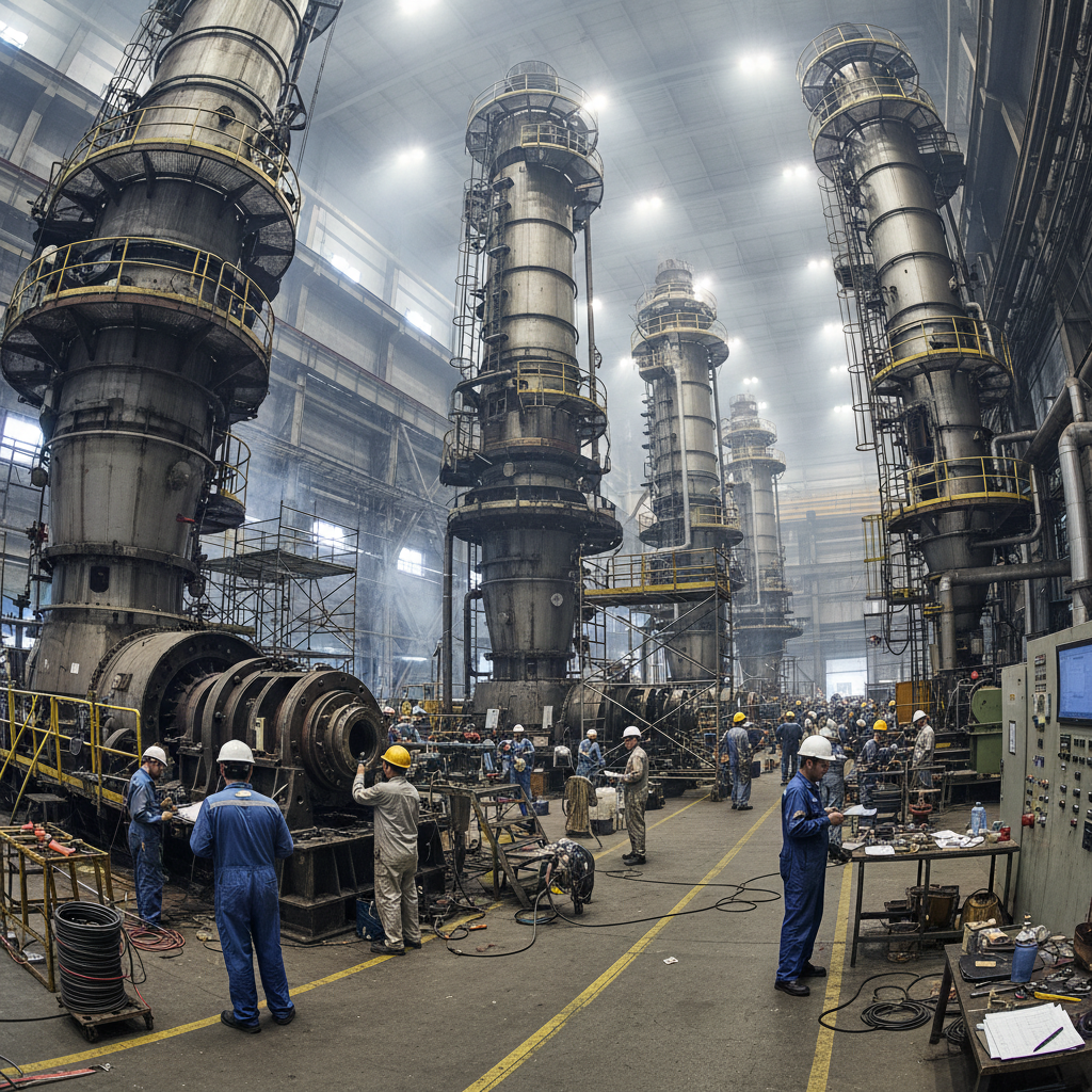 Industrial plant maintenance during shutdown operations