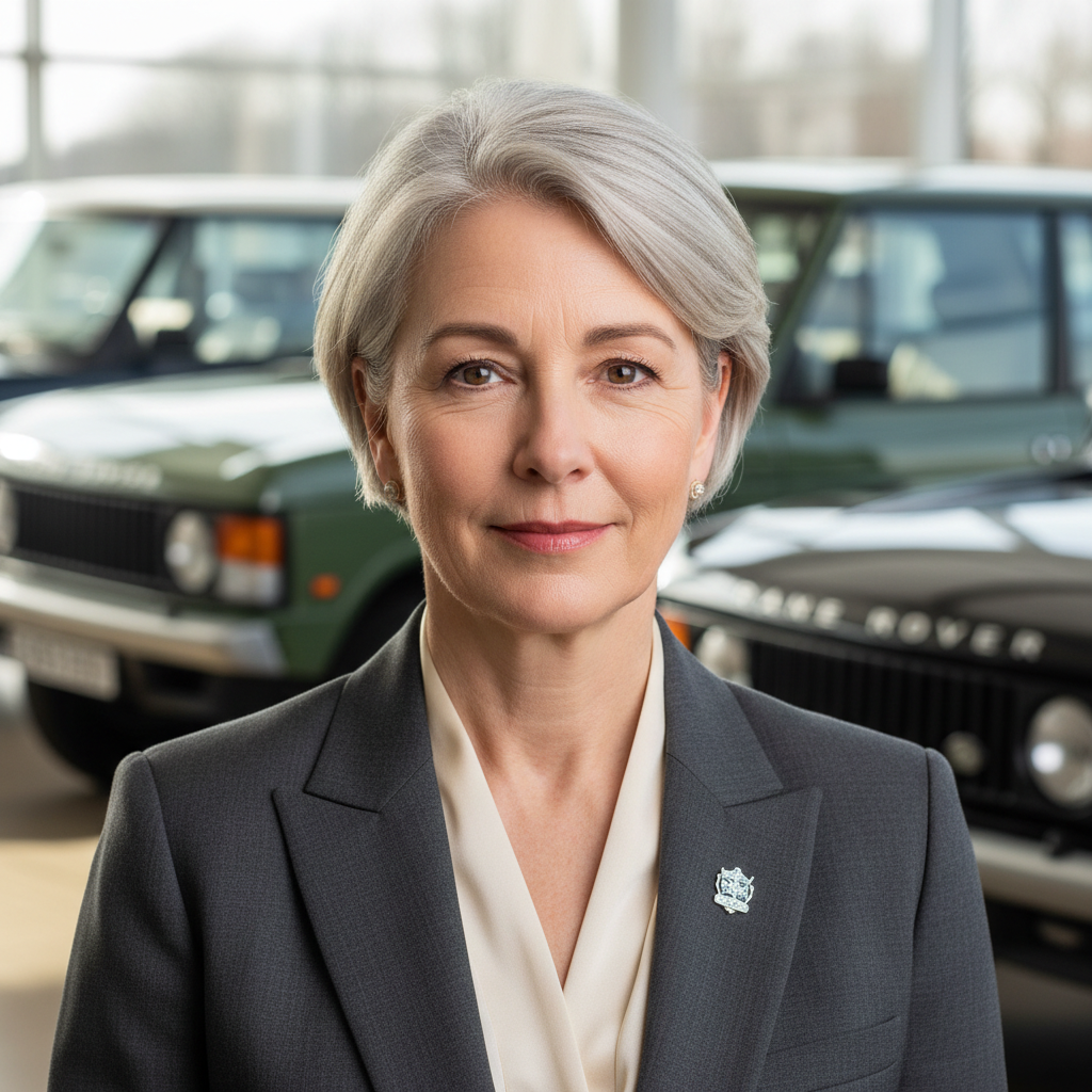 Philippa Weston, Range Rover Classic collector from Oxfordshire, professional portrait