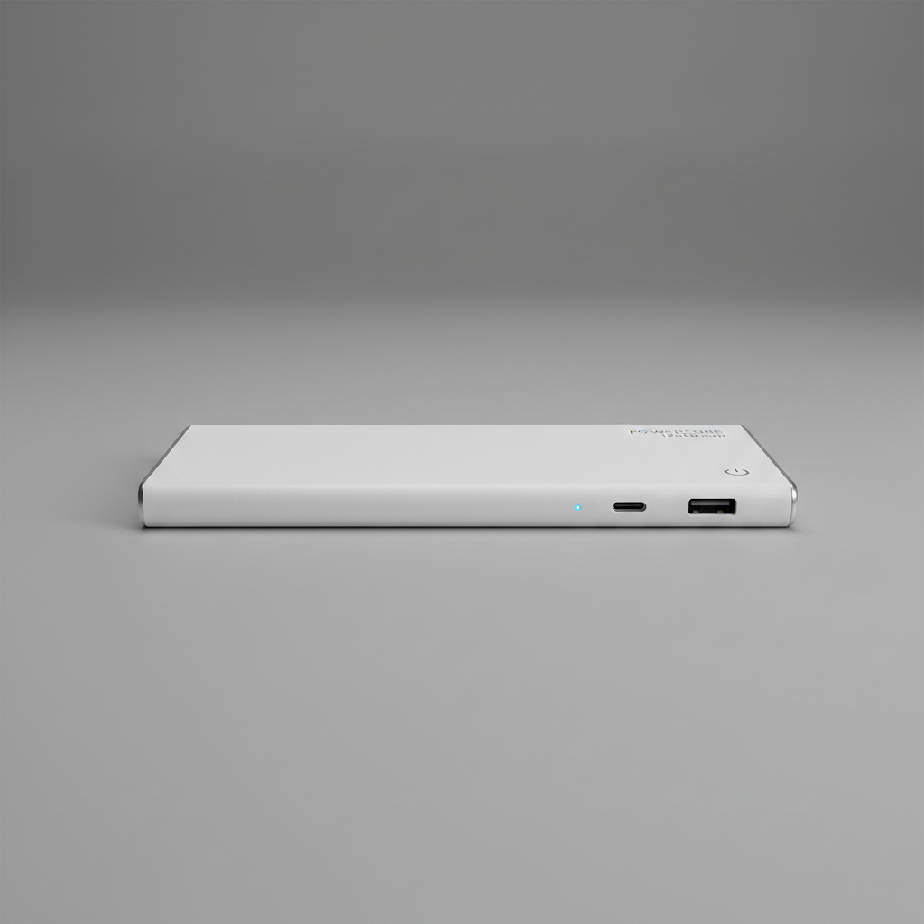 Batería portátil powerbank de 10000mAh con indicadores LED
