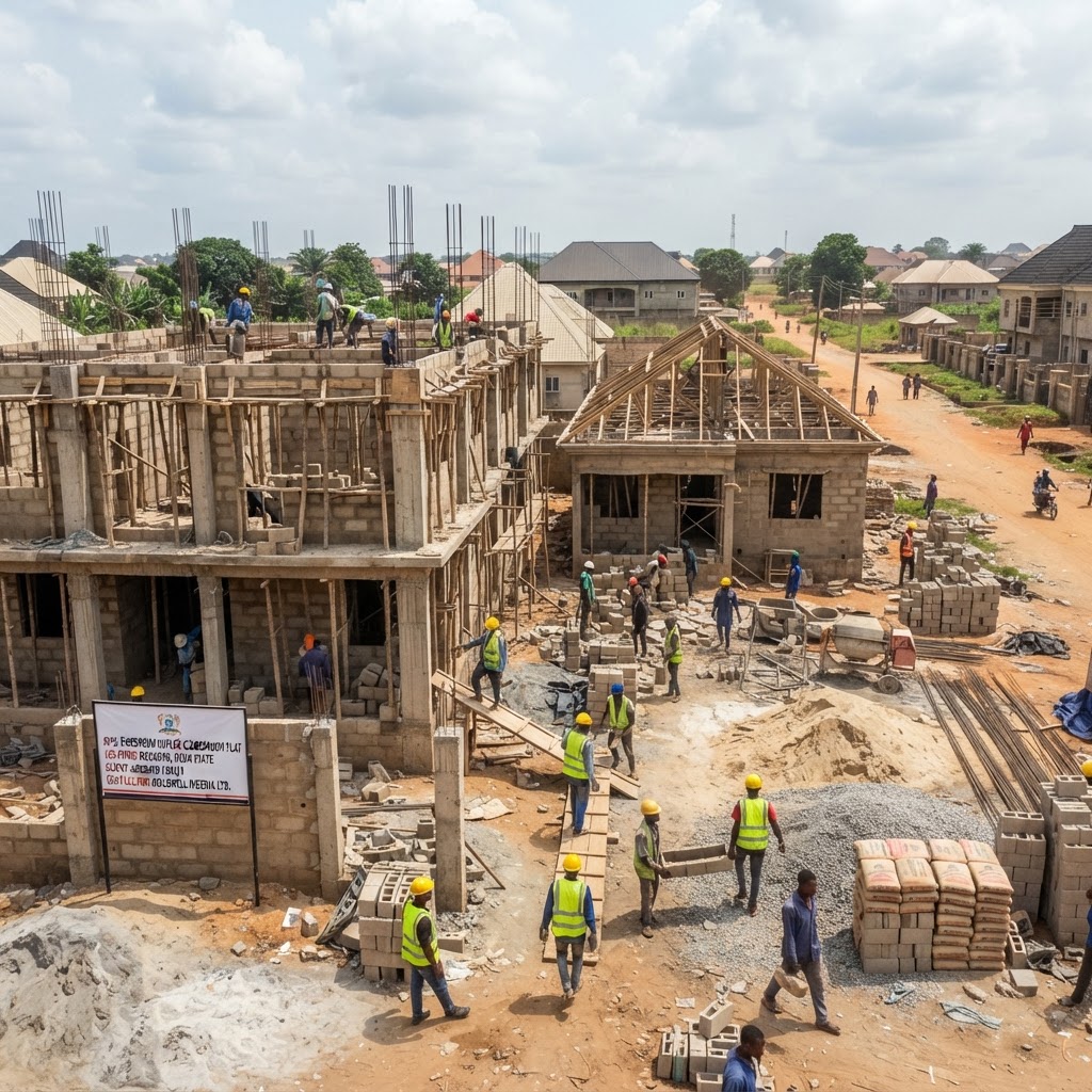Five-Bedroom Duplex & Two-Bedroom Flat — Magboro, Ogun State, Construction