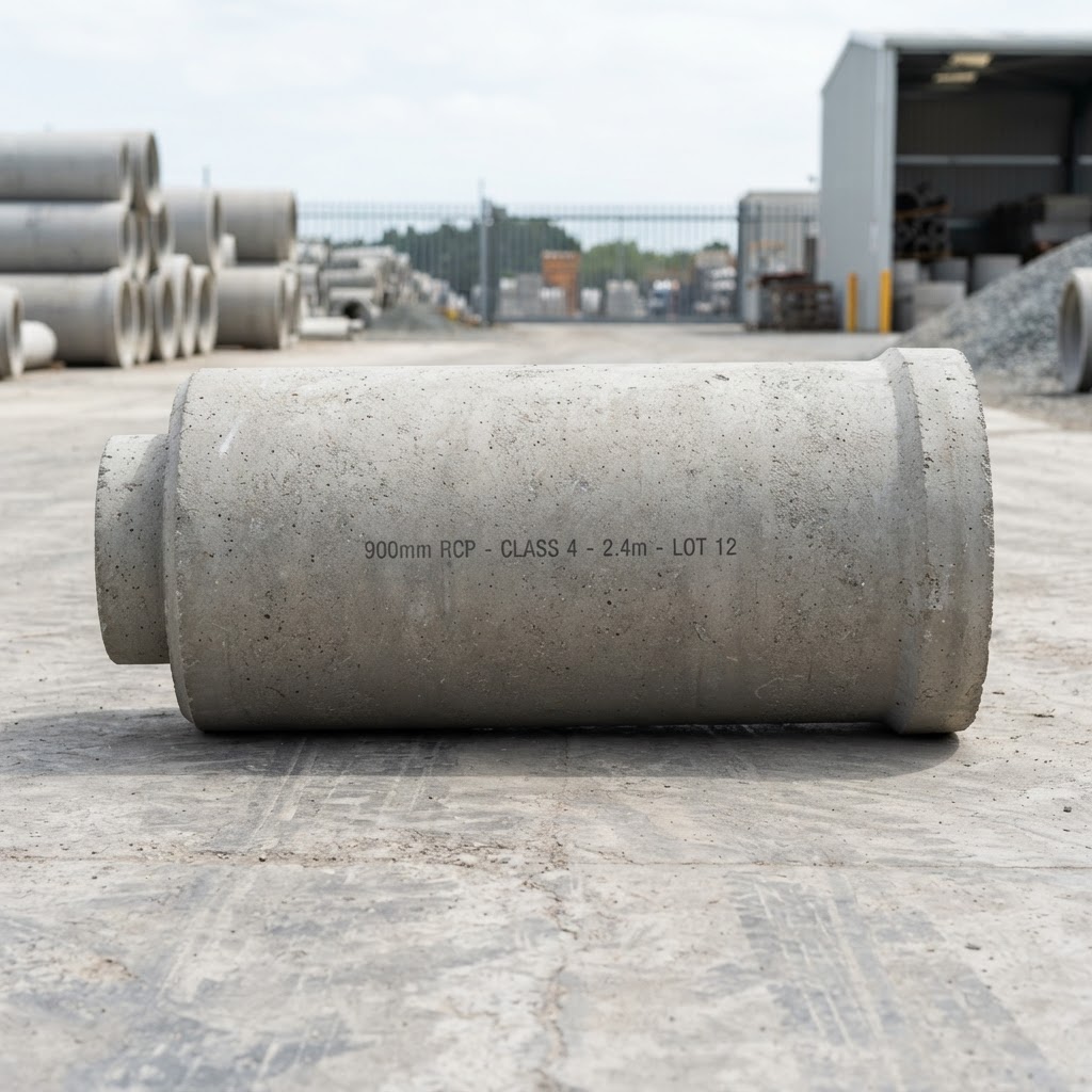 900mm concrete culvert for major infrastructure