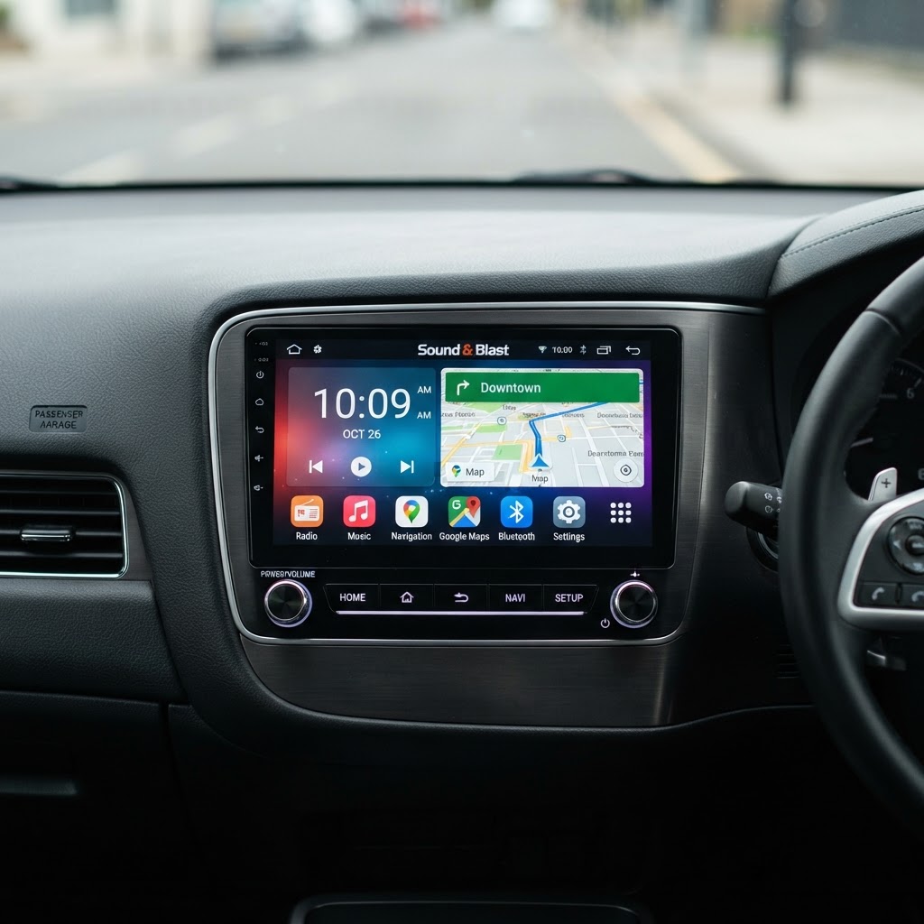 Sound and Blast 9 inch Android car multimedia player with surround sound