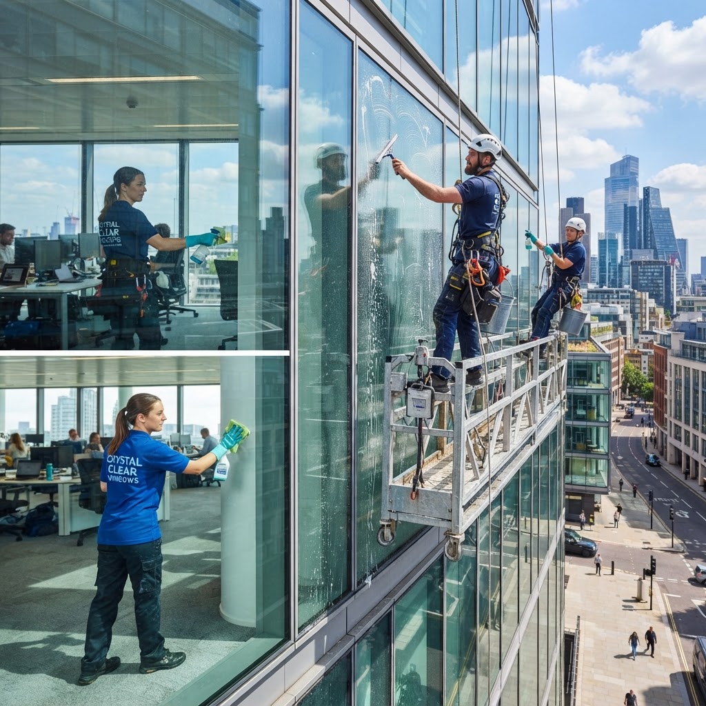 Interior and exterior window cleaning service