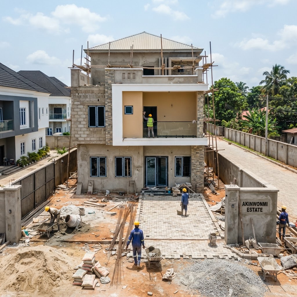Private Residence — Akinwonmi Estate, Mende, Maryland, Lagos, Construction, Finishing